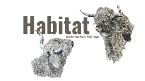 Kunstausstellung Denzlingen: Habitat mit Kunstwerk von Karin Heitmeyer