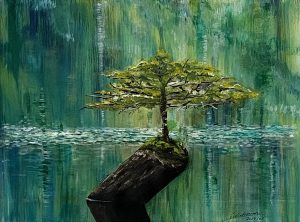 Kunstausstellung Denzlingen: Gemälde von Gabriele Wiedemann