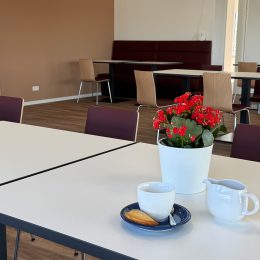 Foto der gemütlichen Innenräume des Café in Denzlingen