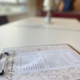 Foto der Speisekarte